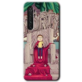 Xiaomi Mi Note 10 Lite Morty Baskılı Uyumlu Silikon Kılıf