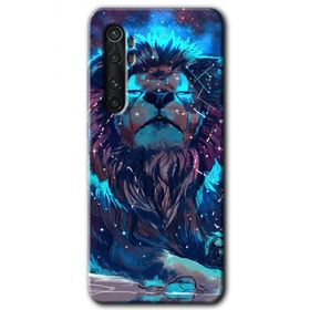 Xiaomi Mi Note 10 Lite Neon Aslan Baskılı Uyumlu Silikon Kılıf