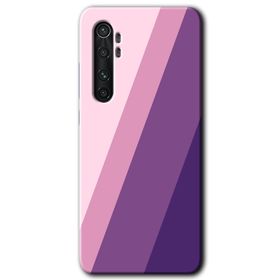 Xiaomi Mi Note 10 Lite Oblique Baskılı Uyumlu Silikon Kılıf