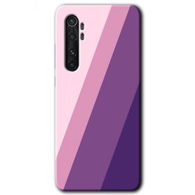 Xiaomi Mi Note 10 Lite Oblique Baskılı Uyumlu Silikon Kılıf
