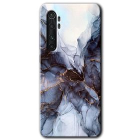 Xiaomi Mi Note 10 Lite Otantik Mermer Baskılı Uyumlu Silikon Kılıf