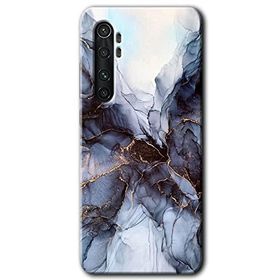 Xiaomi Mi Note 10 Lite Otantik Mermer Baskılı Uyumlu Silikon Kılıf
