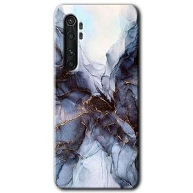 Xiaomi Mi Note 10 Lite Otantik Mermer Baskılı Uyumlu Silikon Kılıf