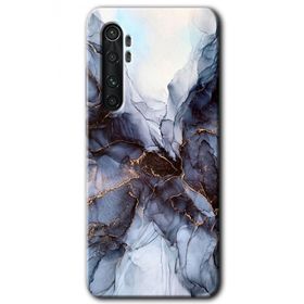 Xiaomi Mi Note 10 Lite Otantik Mermer Baskılı Uyumlu Silikon Kılıf