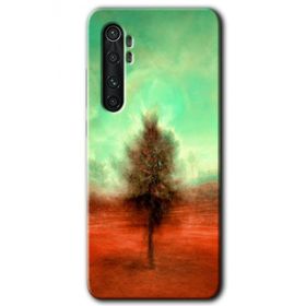 Xiaomi Mi Note 10 Lite Outlines Paint Baskılı Uyumlu Silikon Kılıf