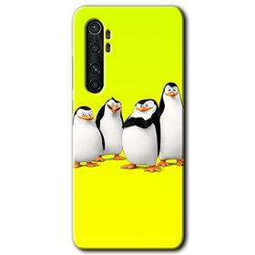 Xiaomi Mi Note 10 Lite Penguenler Baskılı Uyumlu Silikon Kılıf