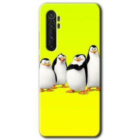 Xiaomi Mi Note 10 Lite Penguenler Baskılı Uyumlu Silikon Kılıf