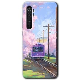 Xiaomi Mi Note 10 Lite Rails Paint Baskılı Uyumlu Silikon Kılıf