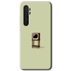 Xiaomi Mi Note 10 Lite Retro TV Baskılı Uyumlu Silikon Kılıf