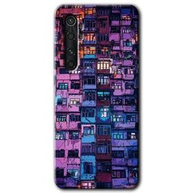 Xiaomi Mi Note 10 Lite Şehir Görünümü Baskılı Uyumlu Silikon Kılıf