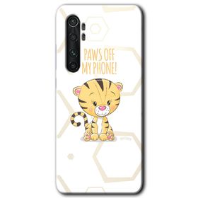 Xiaomi Mi Note 10 Lite Sevimli Kedi 1 Baskılı Uyumlu Silikon Kılıf