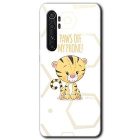 Xiaomi Mi Note 10 Lite Sevimli Kedi 1 Baskılı Uyumlu Silikon Kılıf