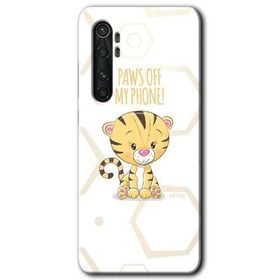 Xiaomi Mi Note 10 Lite Sevimli Kedi 1 Baskılı Uyumlu Silikon Kılıf