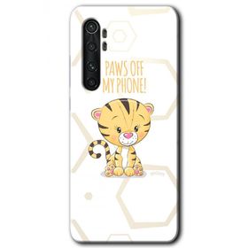 Xiaomi Mi Note 10 Lite Sevimli Kedi 1 Baskılı Uyumlu Silikon Kılıf