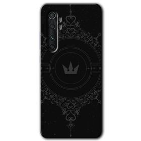 Xiaomi Mi Note 10 Lite Siyah Mandala 1 Baskılı Uyumlu Silikon Kılıf
