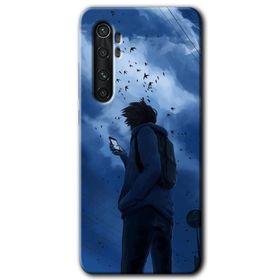 Xiaomi Mi Note 10 Lite Sonbahar Yalnızlığı Baskılı Uyumlu Silikon Kılıf