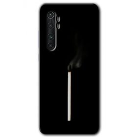 Xiaomi Mi Note 10 Lite Sönmüş Kibrit Baskılı Uyumlu Silikon Kılıf