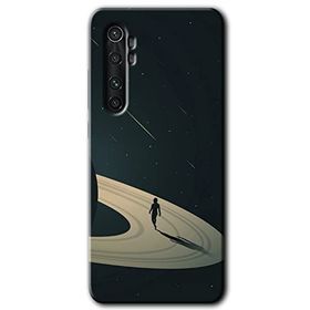 Xiaomi Mi Note 10 Lite Space Planet Baskılı Uyumlu Silikon Kılıf