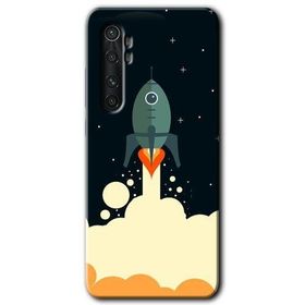 Xiaomi Mi Note 10 Lite Space Smoke Baskılı Uyumlu Silikon Kılıf