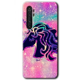 Xiaomi Mi Note 10 Lite Unicorn Kristal Baskılı Uyumlu Silikon Kılıf