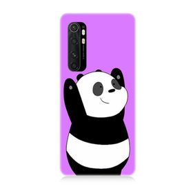 Xiaomi Mi Note 10 Lite Uyumlu Sevimli Panda Baskılı Silikon Kılıf