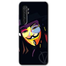 Xiaomi Mi Note 10 Lite Uyumlu Vendetta Baskılı Silikon Kılıf