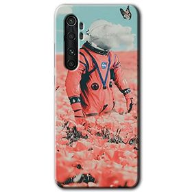 Xiaomi Mi Note 10 Lite Uzay Bahçesi Baskılı Uyumlu Silikon Kılıf