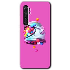 Xiaomi Mi Note 10 Lite Uzay Başlığı Baskılı Uyumlu Silikon Kılıf