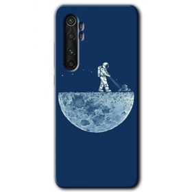Xiaomi Mi Note 10 Lite Uzay İşçisi Baskılı Uyumlu Silikon Kılıf