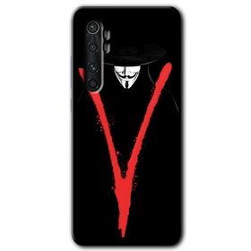 Xiaomi Mi Note 10 Lite V for Baskılı Uyumlu Silikon Kılıf