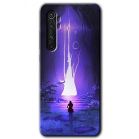 Xiaomi Mi Note 10 Lite Wanderer Silhouette Baskılı Uyumlu Silikon Kılıf