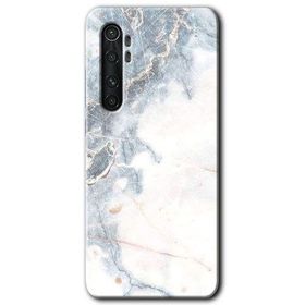 Xiaomi Mi Note 10 Lite White Marble Baskılı Uyumlu Silikon Kılıf