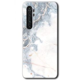 Xiaomi Mi Note 10 Lite White Marble Baskılı Uyumlu Silikon Kılıf