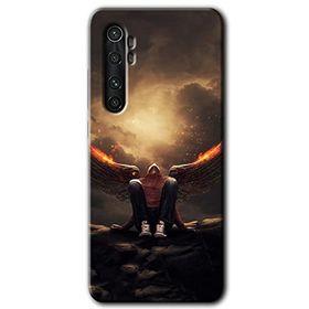 Xiaomi Mi Note 10 Lite Wings of Power Baskılı Uyumlu Silikon Kılıf