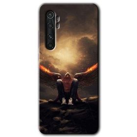 Xiaomi Mi Note 10 Lite Wings of Power Baskılı Uyumlu Silikon Kılıf