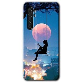 Xiaomi Mi Note 10 Lite Yalnız Kadın Baskılı Uyumlu Silikon Kılıf