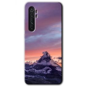 Xiaomi Mi Note 10 Lite Zirve Baskılı Uyumlu Silikon Kılıf