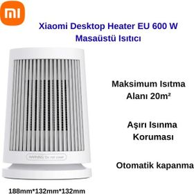 Xiaomi Mijia ZMNFJ01YM 600 W Seramik Fanlı Isıtıcı