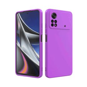 Xiaomi Poco X4 Pro 5G Lila Uyumlu Silikon Kılıf