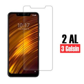 Xiaomi Pocophone F1 Film Temperli Ekran Koruyucu Uyumlu Kırılmaz Cam
