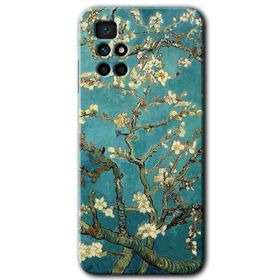 Xiaomi Redmi 10 Almond Blossom Baskılı Uyumlu Silikon Kılıf