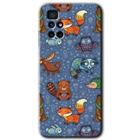 Xiaomi Redmi 10 Animals Funny Baskılı Uyumlu Silikon Kılıf