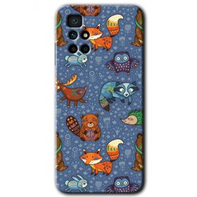 Xiaomi Redmi 10 Animals Funny Baskılı Uyumlu Silikon Kılıf
