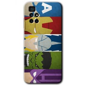 Xiaomi Redmi 10 Avengers 1 Baskılı Uyumlu Silikon Kılıf