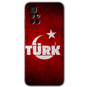 Xiaomi Redmi 10 Ayyıldız Türk Baskılı Uyumlu Silikon Kılıf