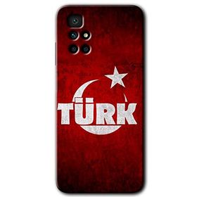 Xiaomi Redmi 10 Ayyıldız Türk Baskılı Uyumlu Silikon Kılıf