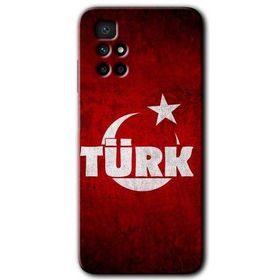 Xiaomi Redmi 10 Ayyıldız Türk Baskılı Uyumlu Silikon Kılıf