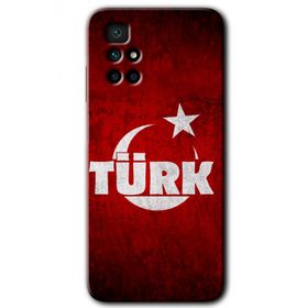 Xiaomi Redmi 10 Ayyıldız Türk Baskılı Uyumlu Silikon Kılıf