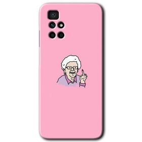 Xiaomi Redmi 10 Bad Grandmother Baskılı Uyumlu Silikon Kılıf