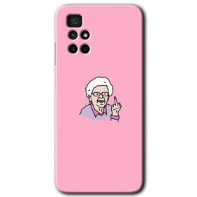 Xiaomi Redmi 10 Bad Grandmother Baskılı Uyumlu Silikon Kılıf